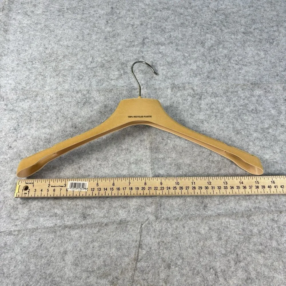 Authentic Miu Miu Tan Velvet Hanger 15